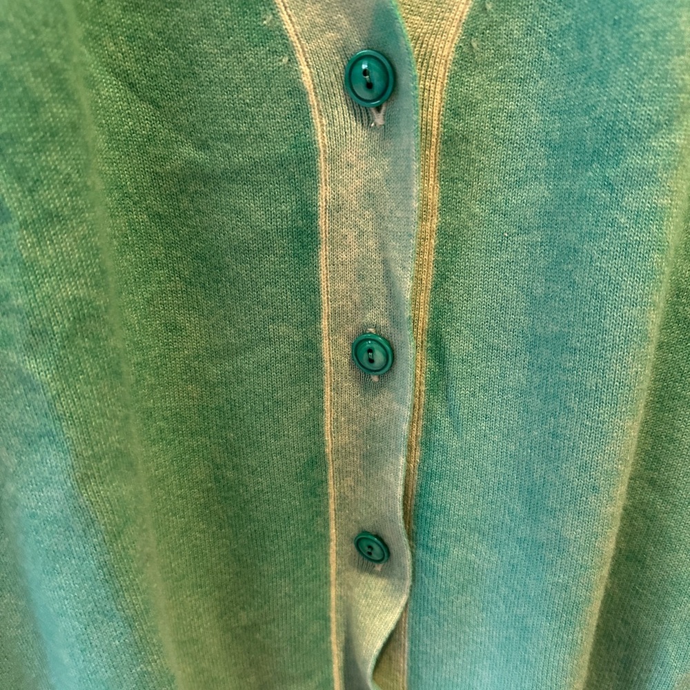 J. Crew 100% Cashmere Button-Up Cardigan size Large - Picture 3 of 6